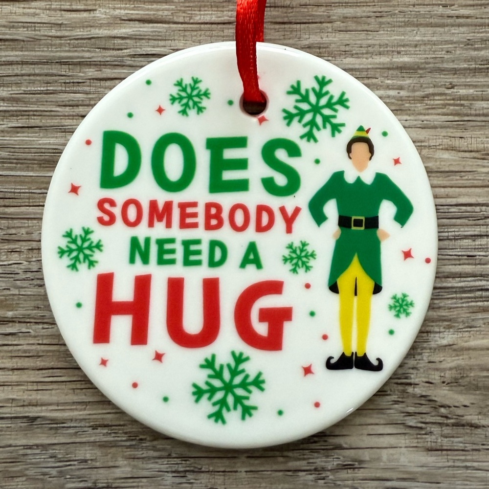 🎄 Elf Ceramic Ornament